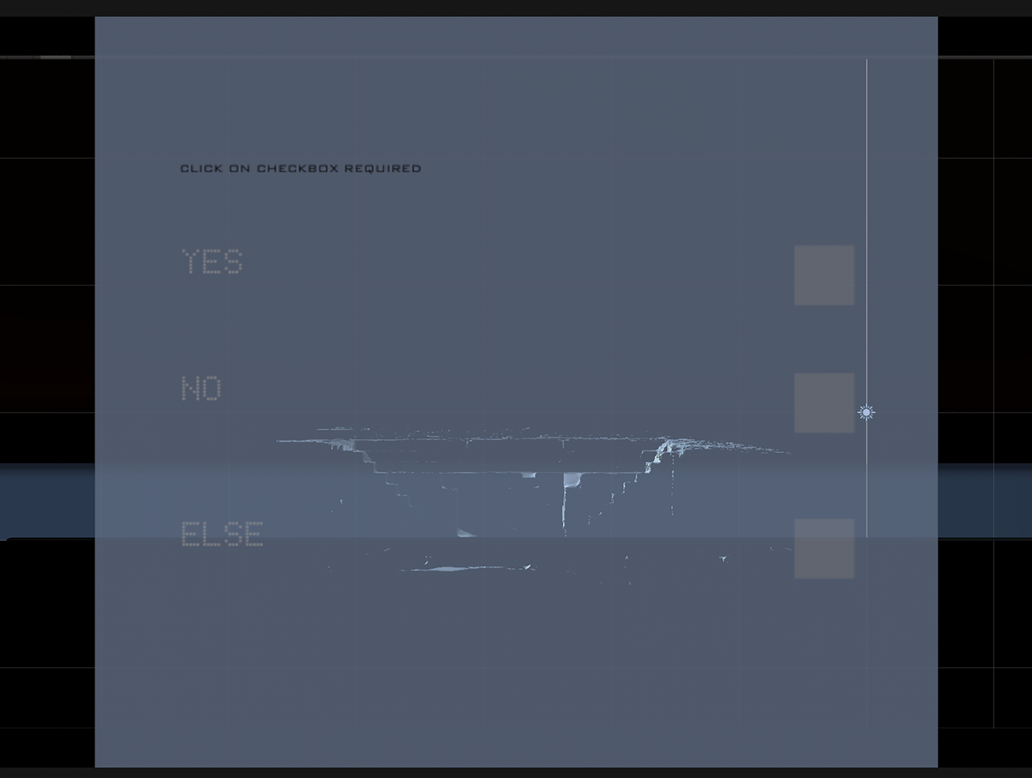 Random Rhetoric 3D environment, image courtesy I. Melanitis, 2020